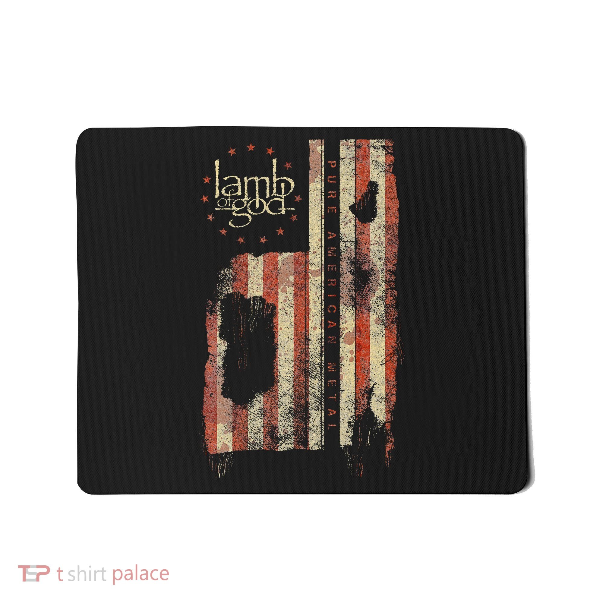 Lamb of God – Pure American Metal Flag Mousepad