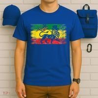 Lion Of Judah Rasta Ethiopian Reggae Old Ethiopia Flag Fan Gift T-Shirt thumb 6