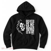 Lion Of Judah Christian Bible Verse Hoodie thumb 0
