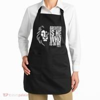 Lion Of Judah Christian Bible Verse Apron thumb 2