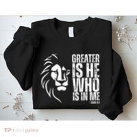 Lion Of Judah Christian Bible Verse Sweatshirt thumb 2
