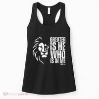 Lion Of Judah Christian Bible Verse Women's Tank Top thumb 0