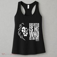 Lion Of Judah Christian Bible Verse Women's Tank Top thumb 3
