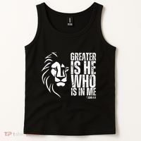 Lion Of Judah Christian Bible Verse Tank Top thumb 2
