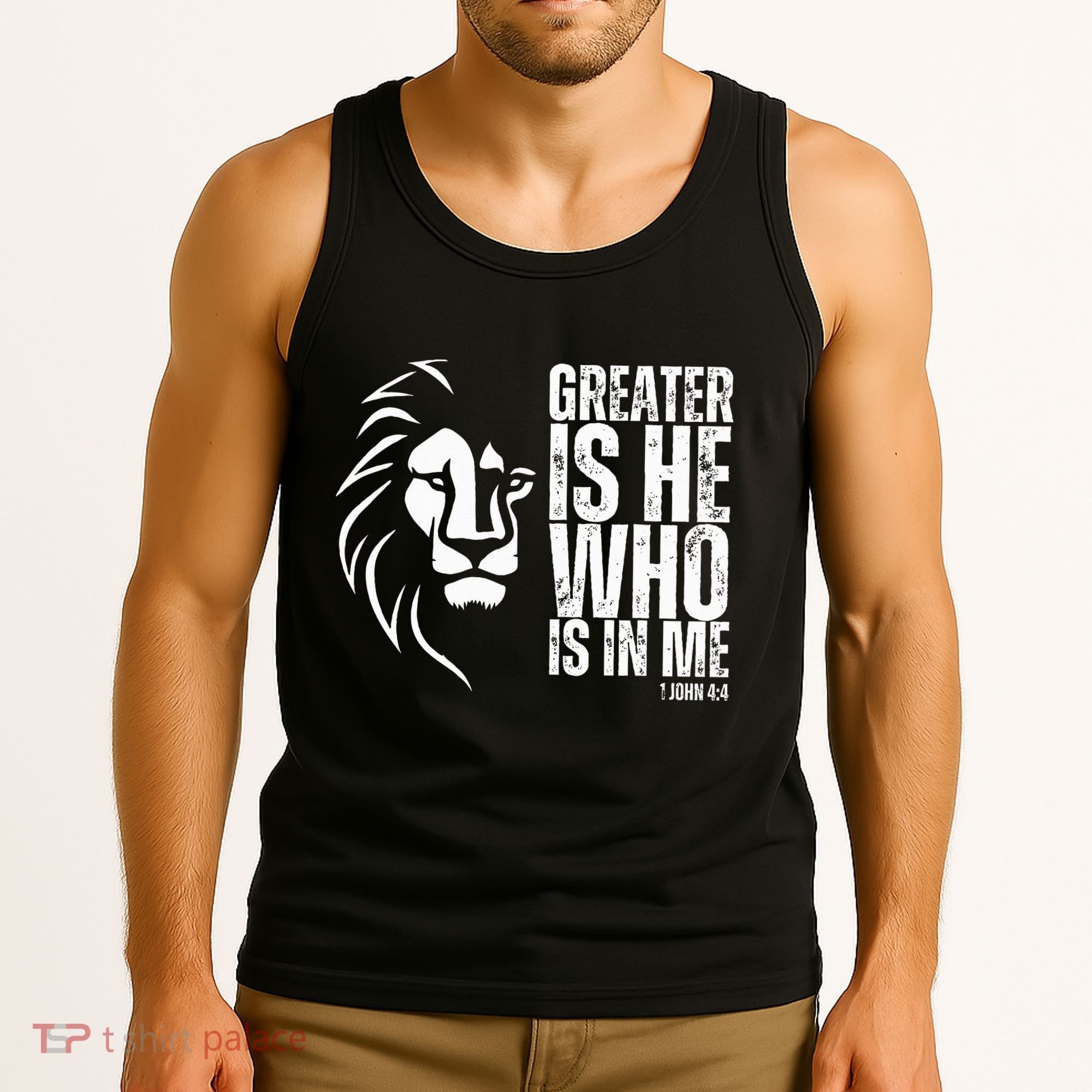 Lion Of Judah Christian Bible Verse Tank Top