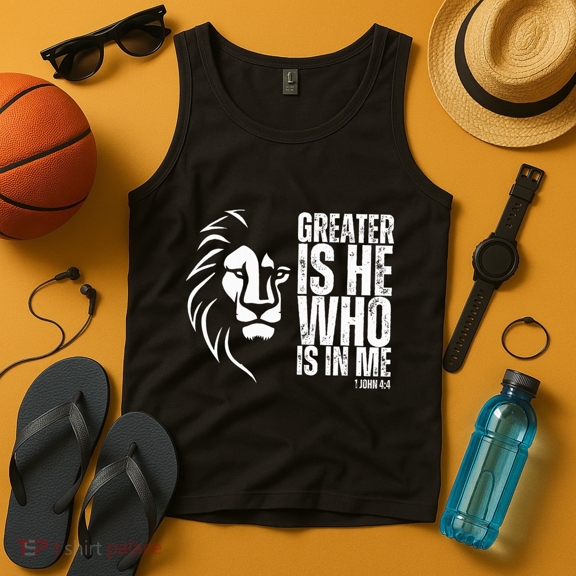 Lion Of Judah Christian Bible Verse Tank Top