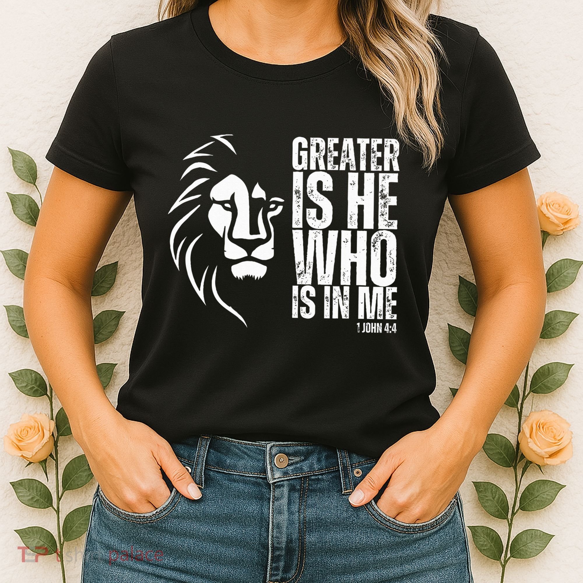 Lion Of Judah Christian Bible Verse Women's T-Shirt
