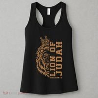 Lion Of Judah Jesus Revelation Bible Verse God Christian Women's Tank Top thumb 3