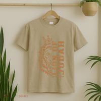 Lion Of Judah Jesus Revelation Bible Verse God Christian T-Shirt thumb 2