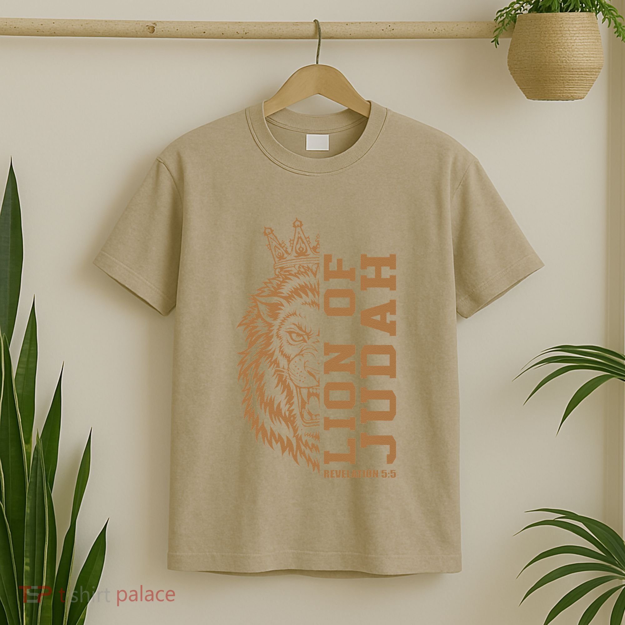 Lion Of Judah Jesus Revelation Bible Verse God Christian T-Shirt