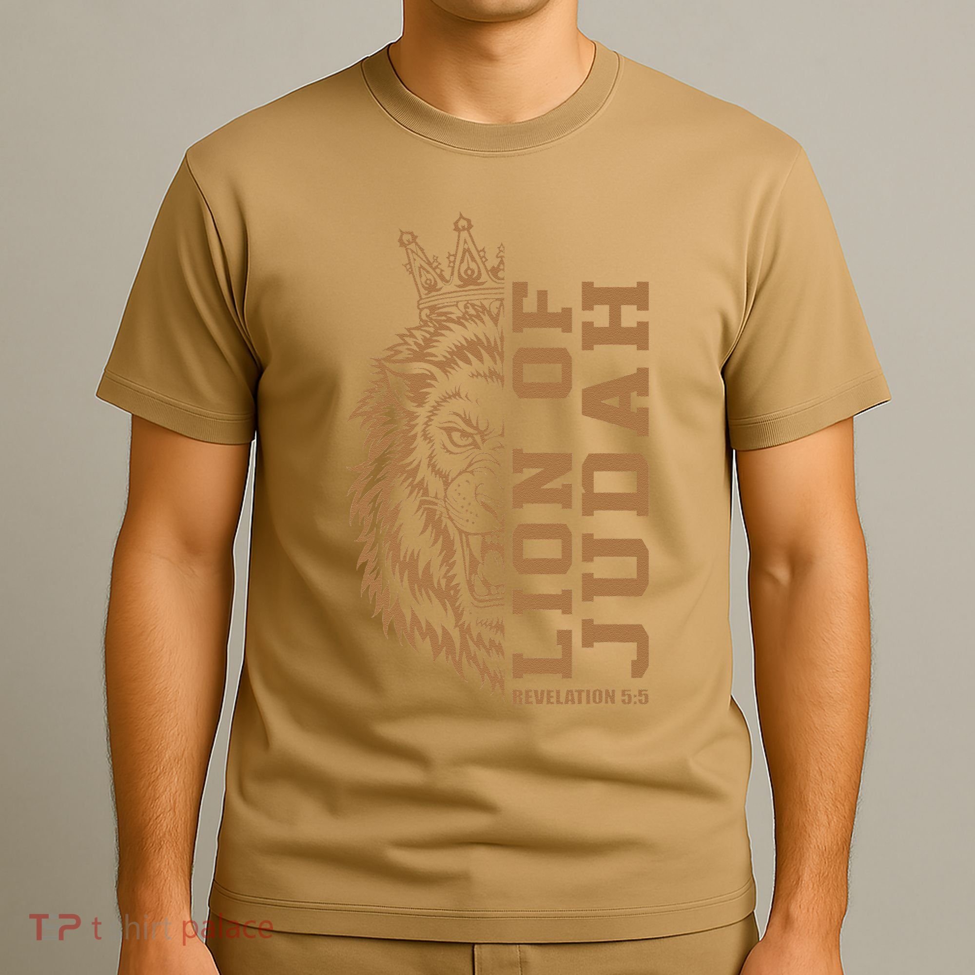 Lion Of Judah Jesus Revelation Bible Verse God Christian T-Shirt