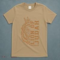 Lion Of Judah Jesus Revelation Bible Verse God Christian T-Shirt thumb 5
