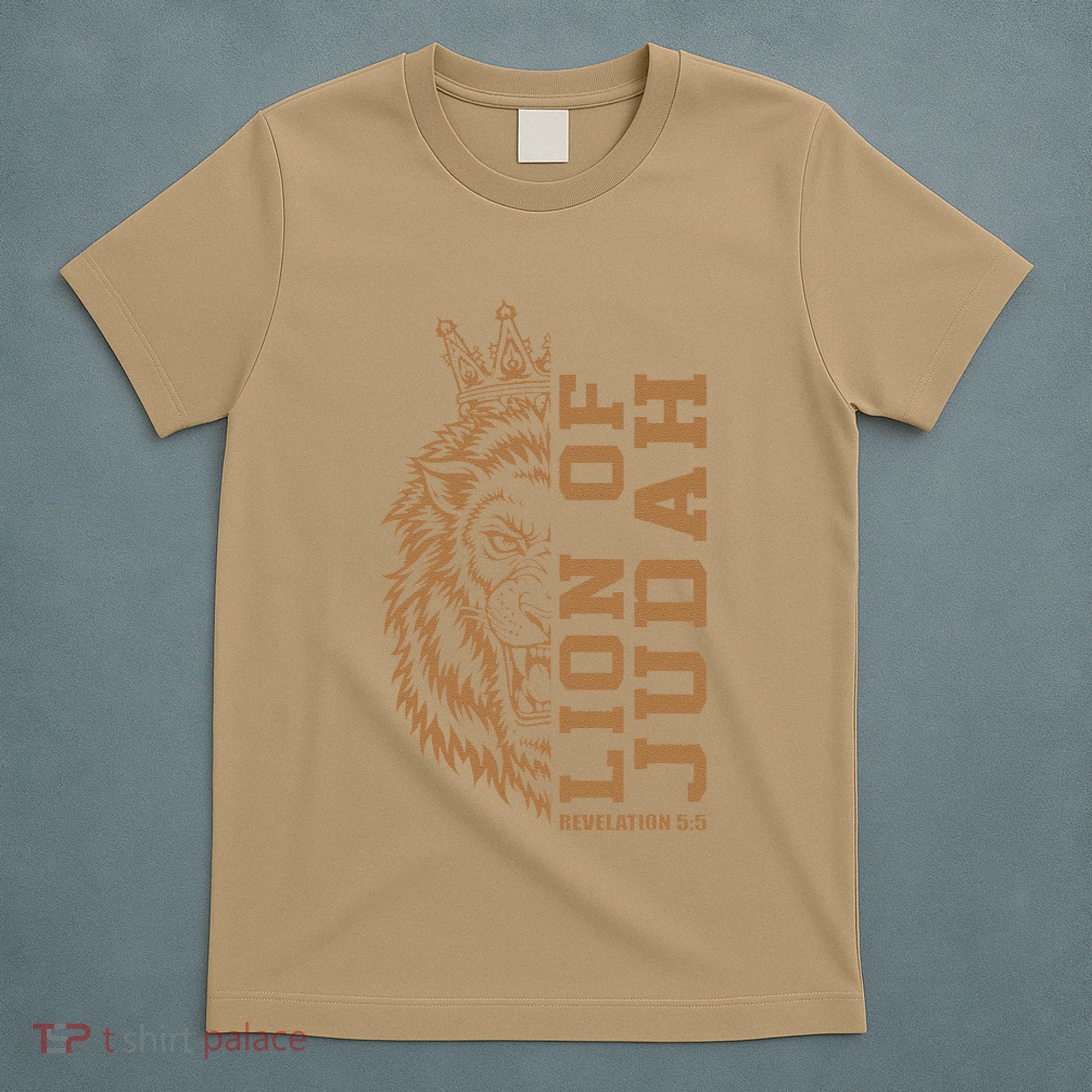 Lion Of Judah Jesus Revelation Bible Verse God Christian T-Shirt