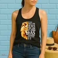 Lion Of Judah Christian Religious Verse Sayings Gift Men Him 31 Women's Tank Top thumb 2