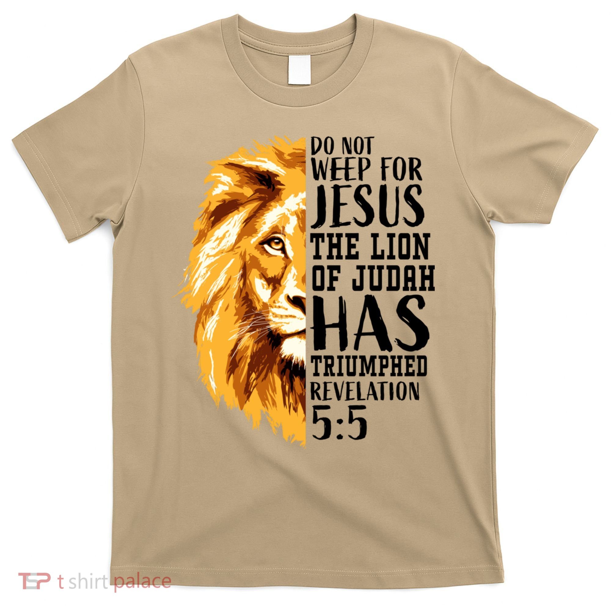 Lion Of Judah Christian Religious Verse Sayings Gift Men Him 31 T-Shirt