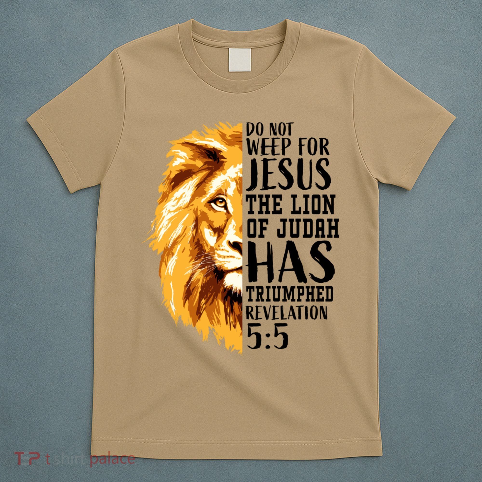 Lion Of Judah Christian Religious Verse Sayings Gift Men Him 31 T-Shirt