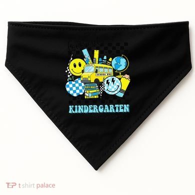 Look Out Kindergarten Here I Come Back To School Gift USA-Made Doggie Bandana