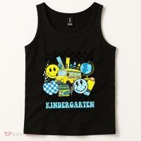 Look Out Kindergarten Here I Come Back To School Gift Tank Top thumb 2