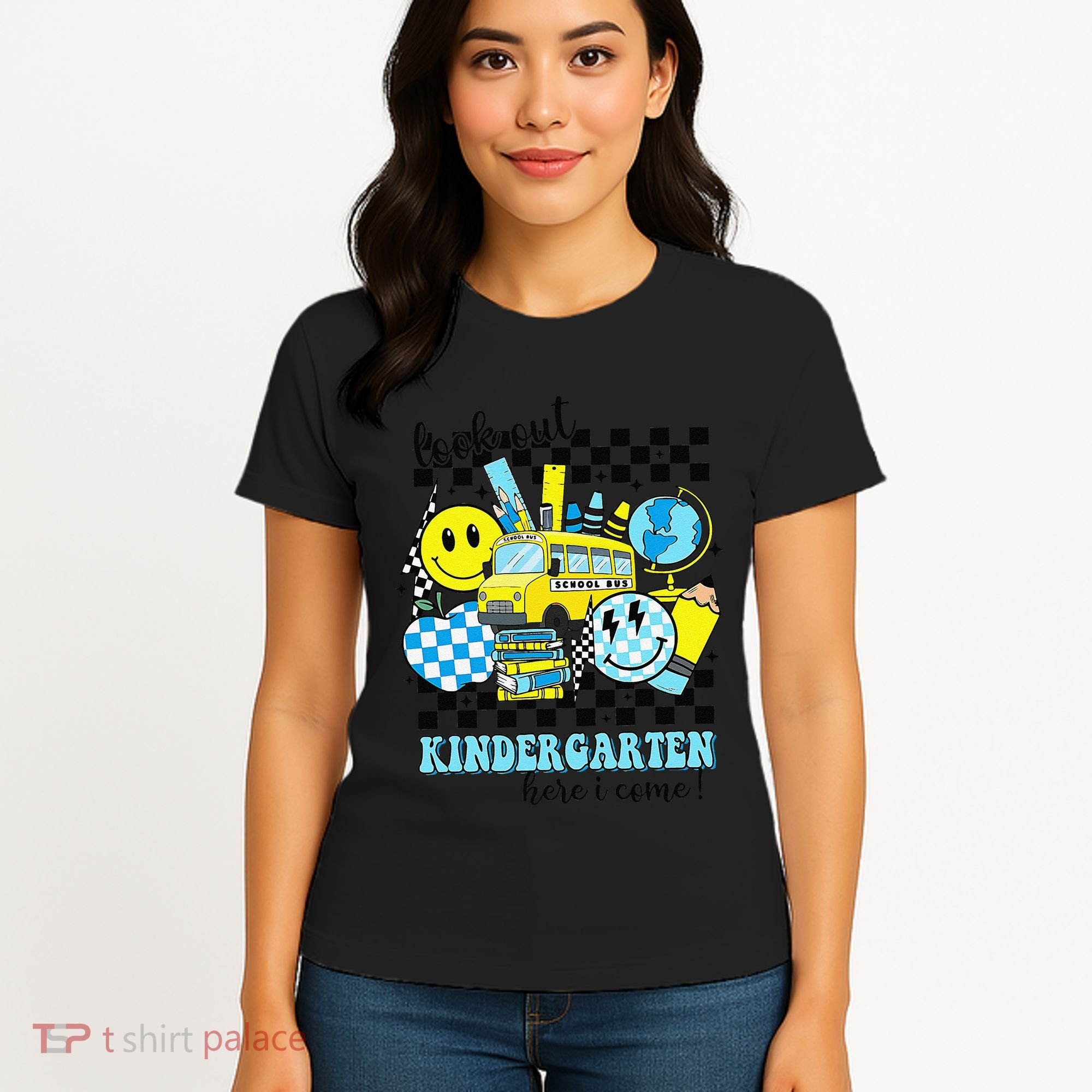Look Out Kindergarten Here I Come Back To School Gift Women's T-Shirt