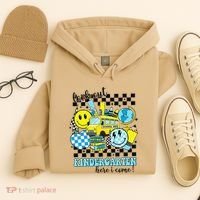 Look Out Kindergarten Here I Come Back To School Gift Hoodie thumb 4