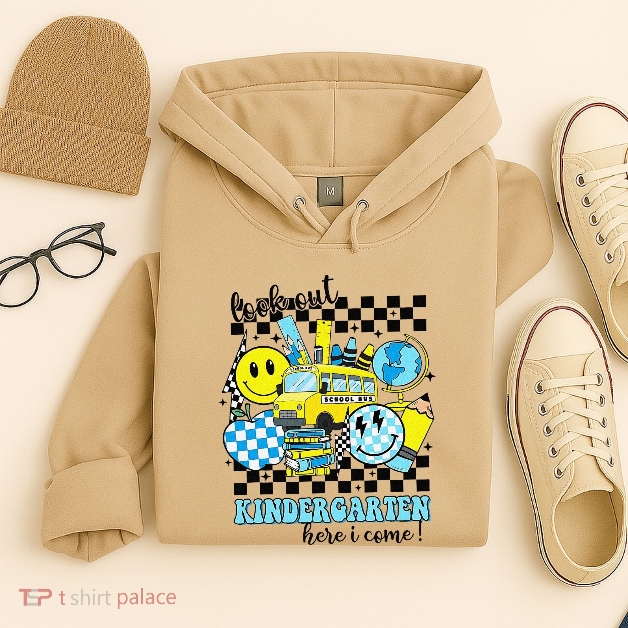 Look Out Kindergarten Here I Come Back To School Gift Hoodie