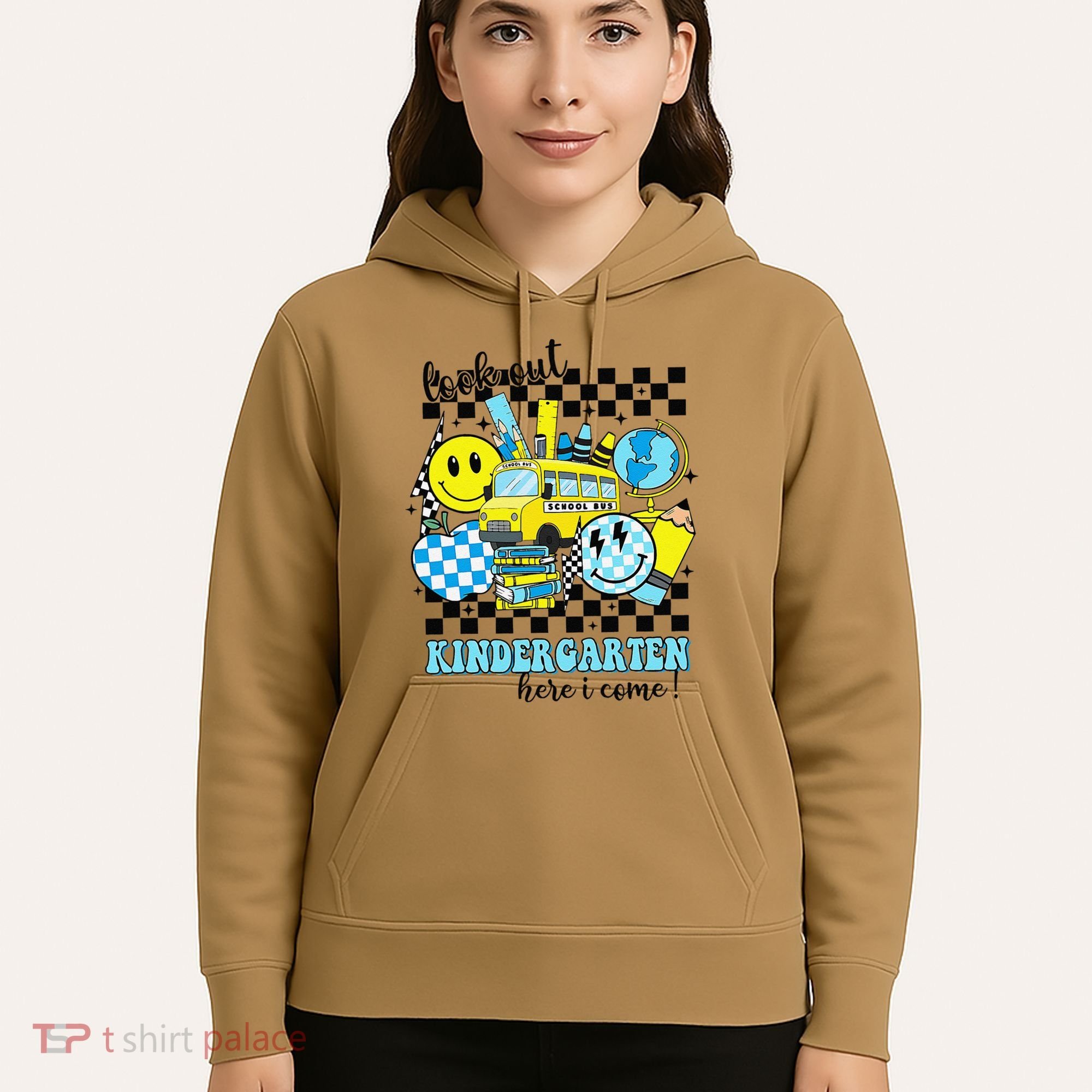 Look Out Kindergarten Here I Come Back To School Gift Hoodie