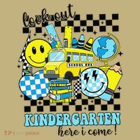 Look Out Kindergarten Here I Come Back To School Gift Sweatshirt thumb 2