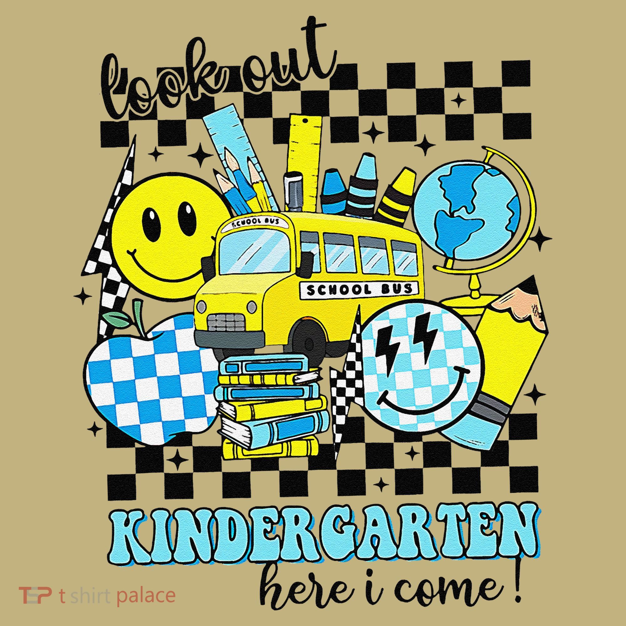 Look Out Kindergarten Here I Come Back To School Gift Sweatshirt