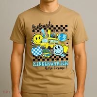 Look Out Kindergarten Here I Come Back To School Gift T-Shirt thumb 3