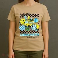 Look Out Kindergarten Here I Come Back To School Gift T-Shirt thumb 4