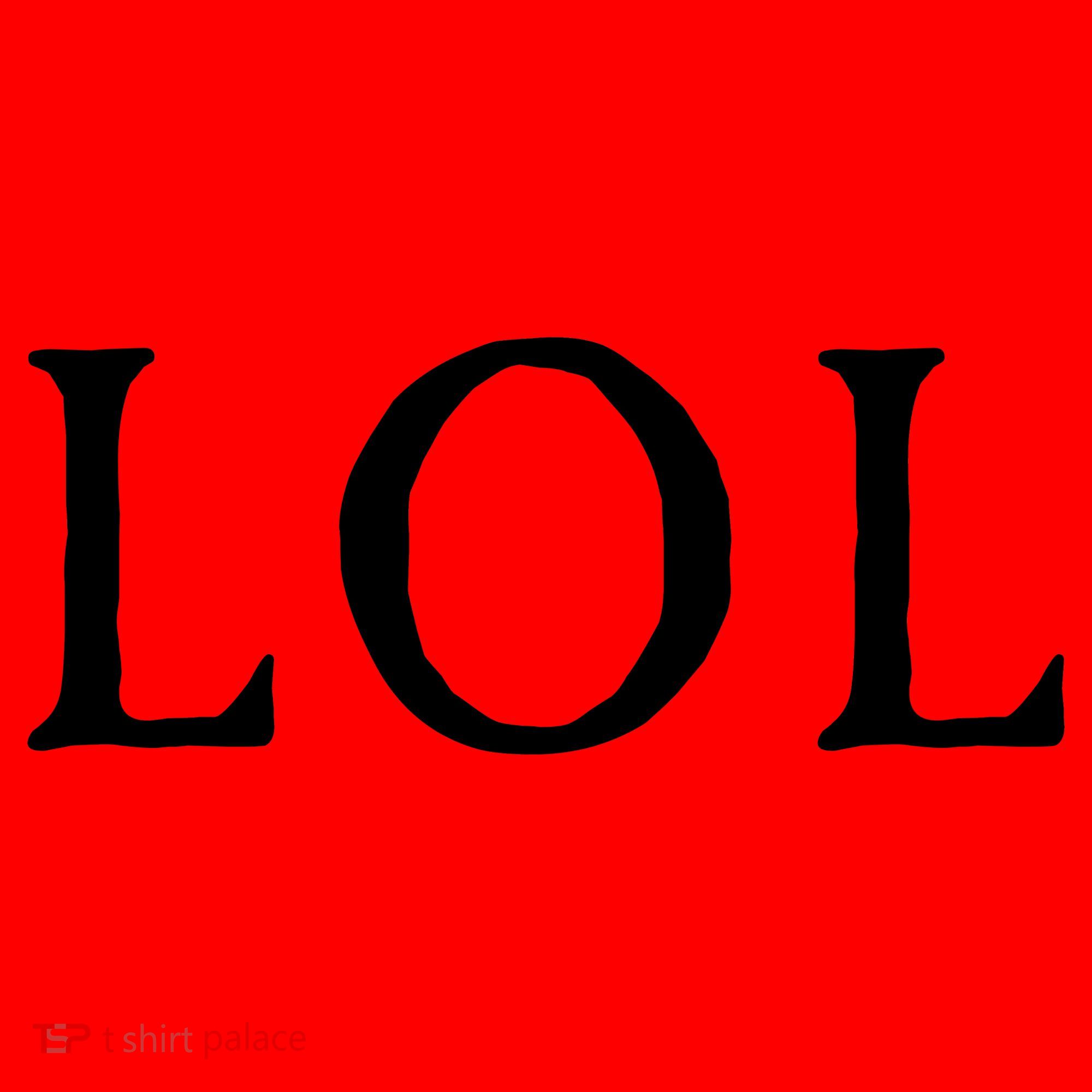 LOL Laugh Out Loud Santa Hat