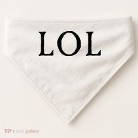 LOL Laugh Out Loud USA-Made Doggie Bandana thumb 0
