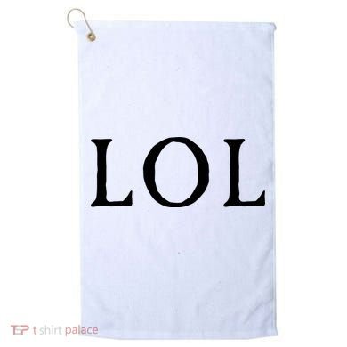 LOL Laugh Out Loud Golf Towel