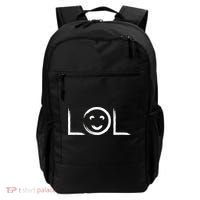 LOL Smiley Face Emoji Backpack thumb 0