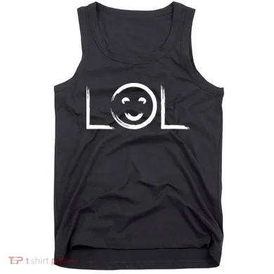 LOL Smiley Face Emoji Tank Top