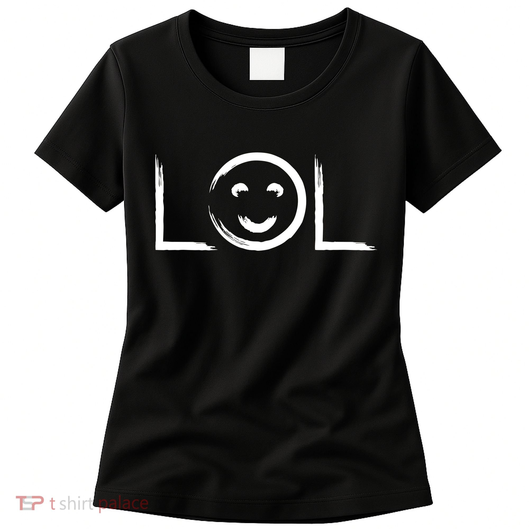 LOL Smiley Face Emoji Women's T-Shirt