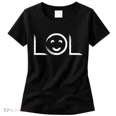 LOL Smiley Face Emoji Women's T-Shirt