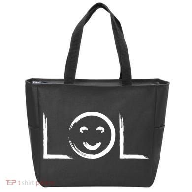 LOL Smiley Face Emoji Bag