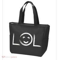 LOL Smiley Face Emoji Tote Bag thumb 3