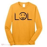 LOL Smiley Face Emoji Long Sleeve Shirt thumb 0