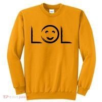 LOL Smiley Face Emoji Sweatshirt thumb 0