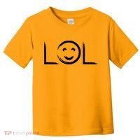 LOL Smiley Face Emoji Toddler T-Shirt thumb 0