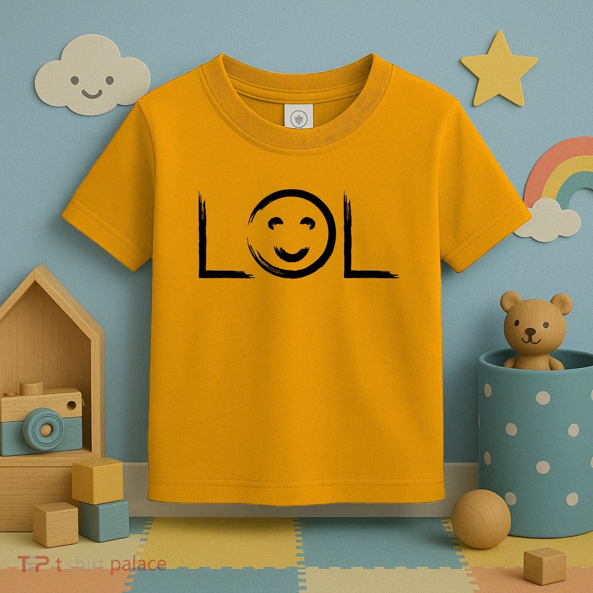 LOL Smiley Face Emoji Toddler T-Shirt