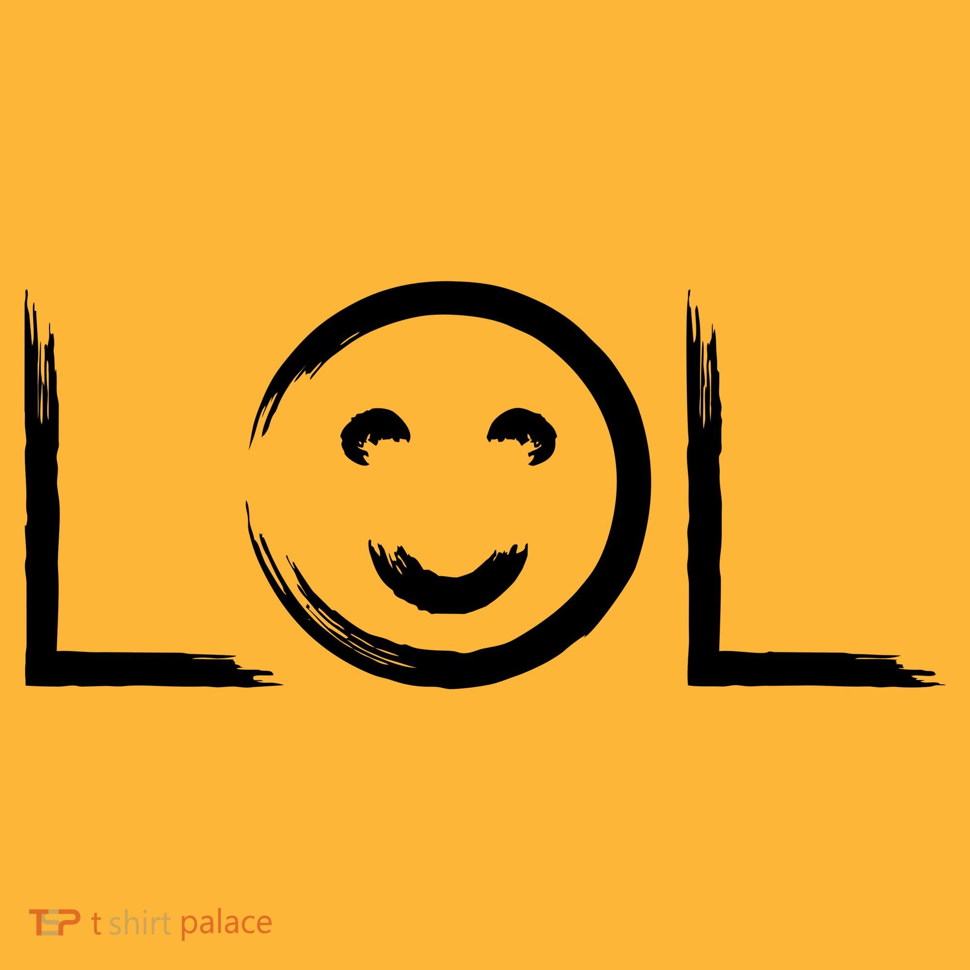 LOL Smiley Face Emoji Kids T-Shirt