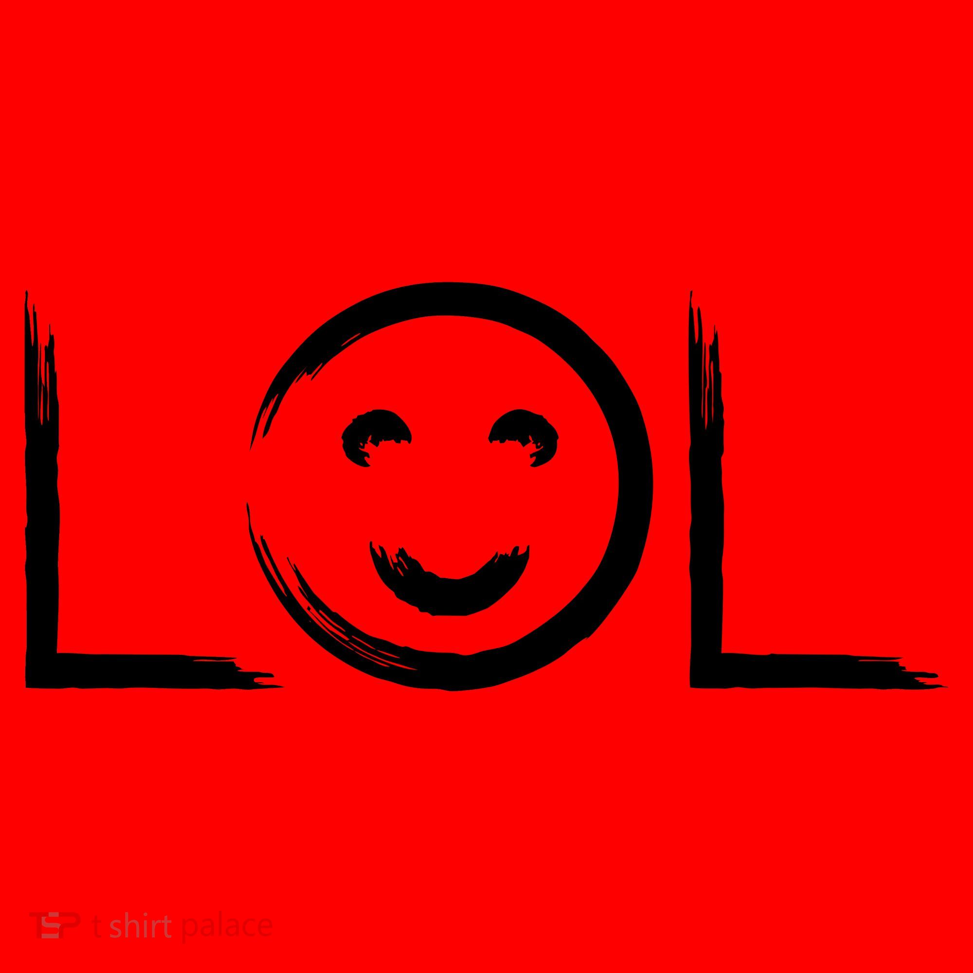 LOL Smiley Face Emoji Santa Hat