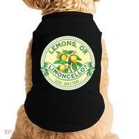 Lemons Or Limoncello You Decide. Optimist Pessimist Doggie Tank thumb 0
