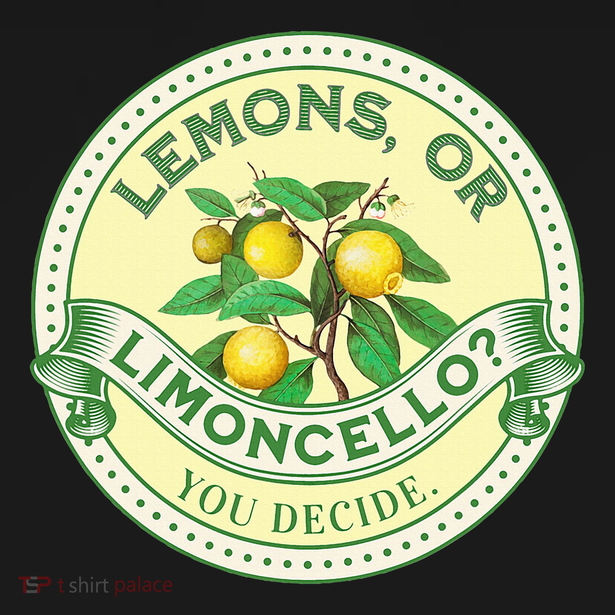 Lemons Or Limoncello You Decide. Optimist Pessimist Hoodie