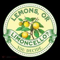Lemons Or Limoncello You Decide. Optimist Pessimist Women's Hoodie thumb 2