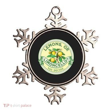 Lemons Or Limoncello You Decide. Optimist Pessimist Ornament