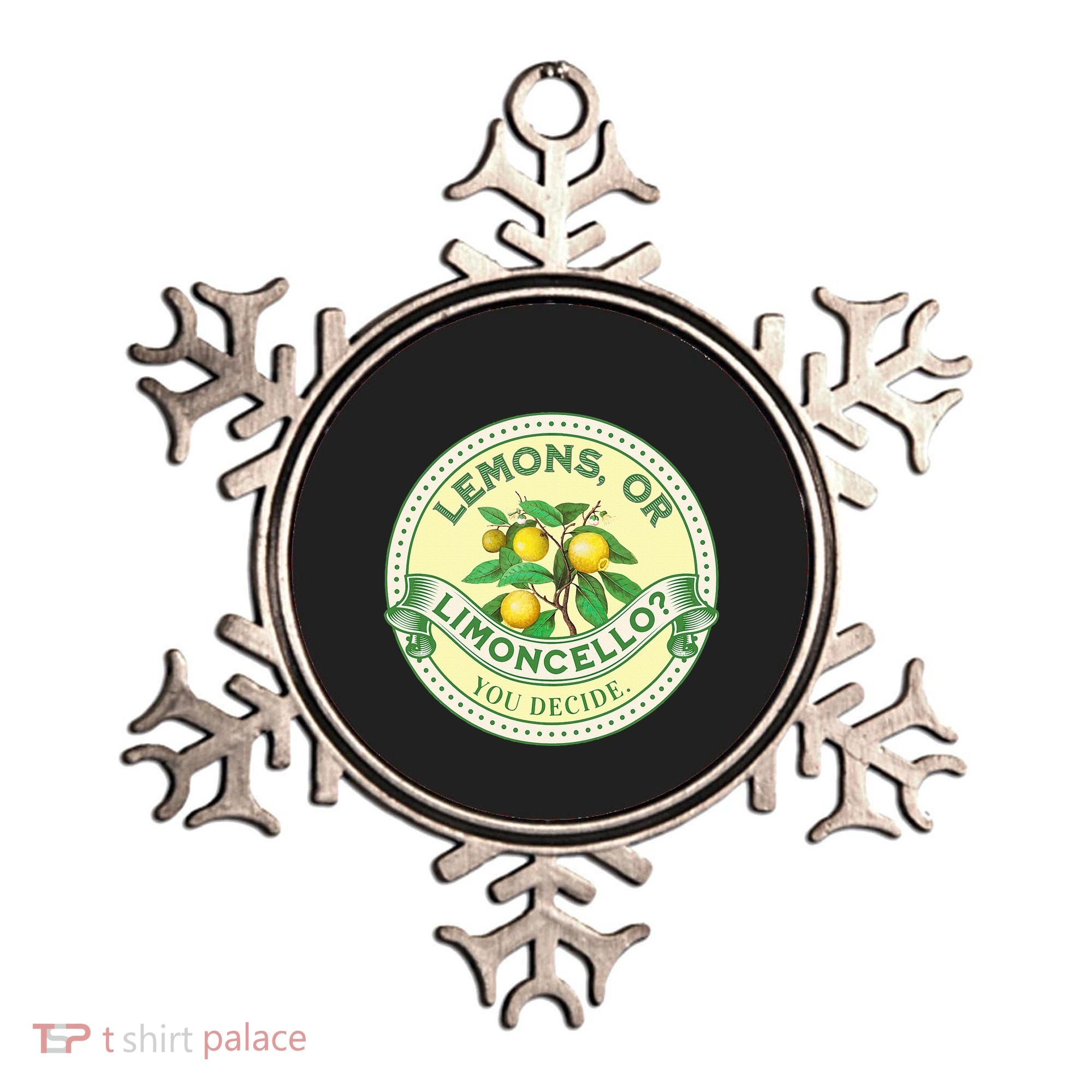 Lemons Or Limoncello You Decide. Optimist Pessimist Ornament